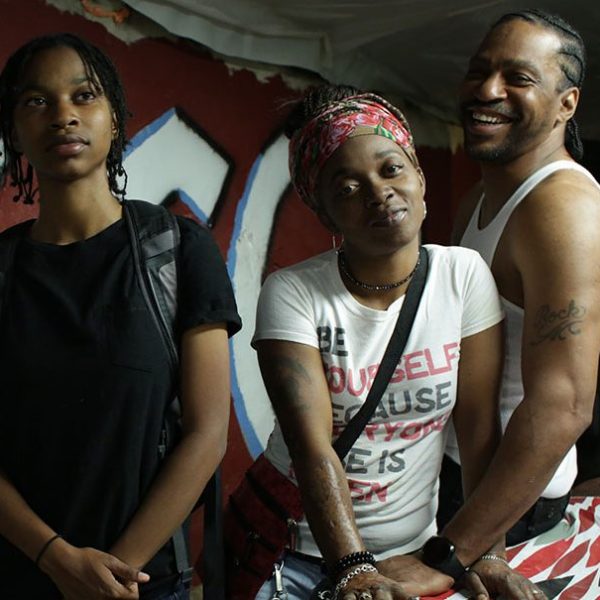 Christopher “Quest” Rainey and his wife, Christine’a “Ma Quest,” and daughter